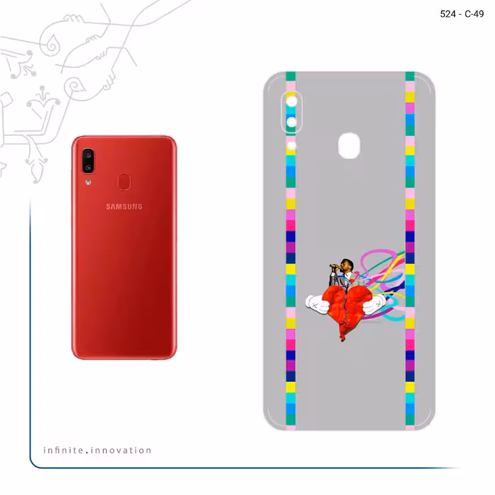 برچسب پوششی ماهوت مدل Collage of Heartbreak مناسب برای گوشی موبایل سامسونگ Galaxy A20