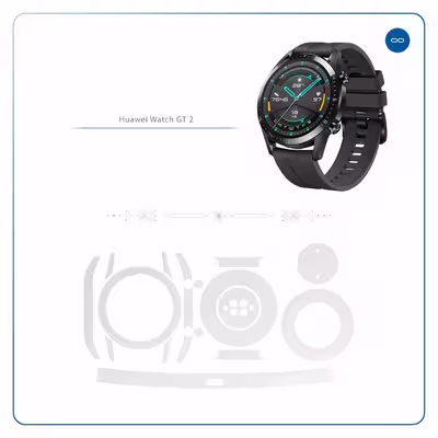 برچسب ماهوت طرح Matte-White مناسب برای ساعت هوشمند هوآوی Watch GT2