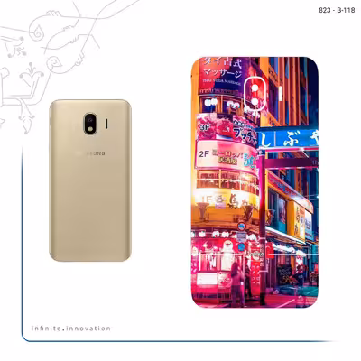 برچسب پوششی ماهوت مدل Tokyo City مناسب برای گوشی موبایل سامسونگ Galaxy J4