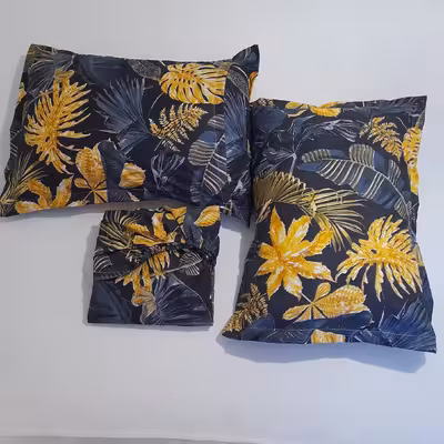 سرویس ملحفه مدل کشدار ni06062 طرح برگ انجیری کد 180 دو نفره سه تکه