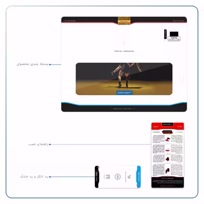 برچسب پوششی ماهوت مدل Wrestling مناسب برای تبلت سامسونگ Galaxy Tab S5e 10.5 2019 T725