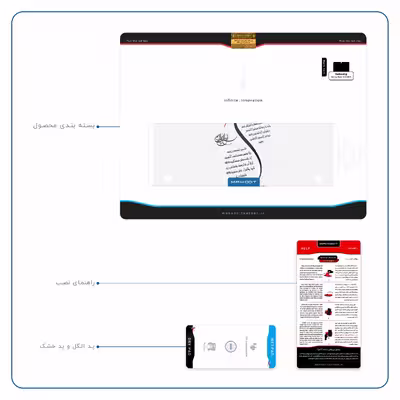 برچسب پوششی ماهوت مدل Van-Yekad مناسب برای تبلت سامسونگ Galaxy Note 10.1 2012 N8010
