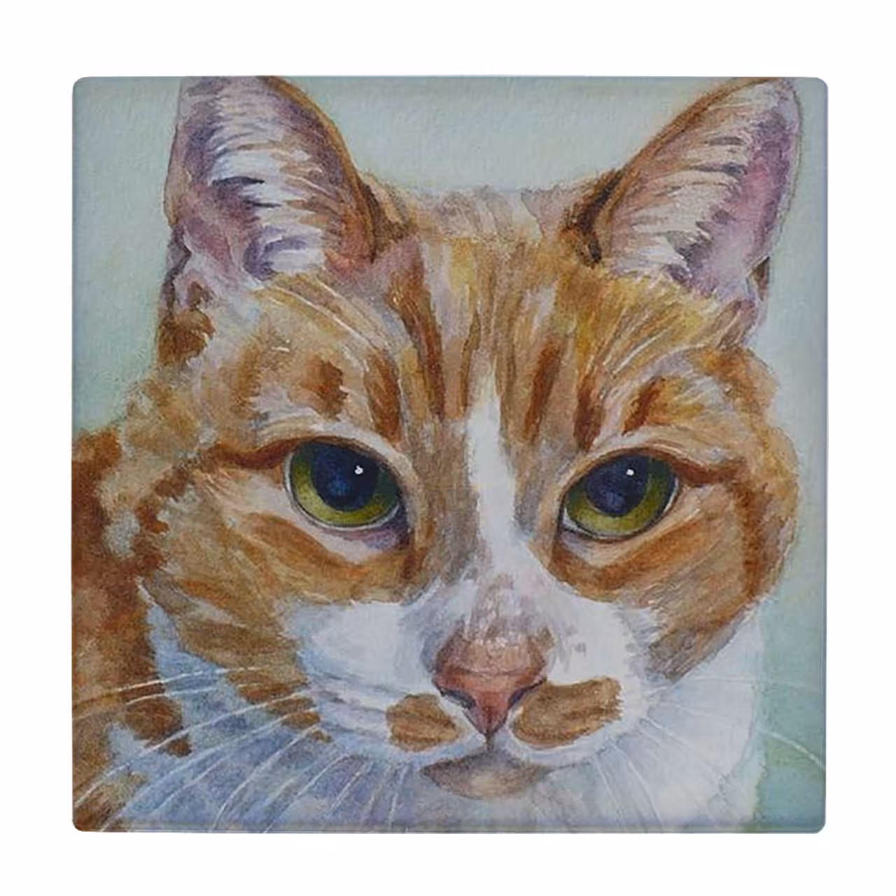  زیر لیوانی  طرح نقاشی گربه کد    6078945_5043