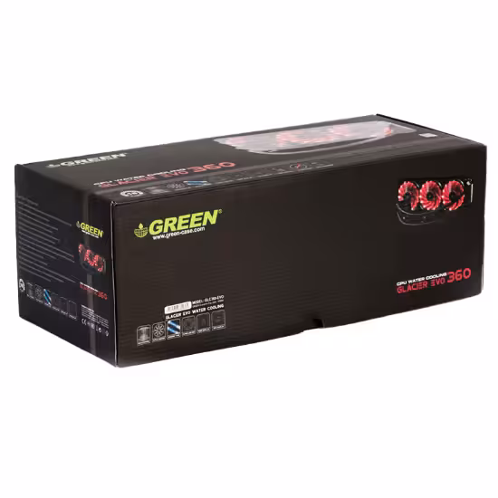 خنک کننده آبی پردازنده گرین مدل Green Glacier 360 EVO GLC360-EVO