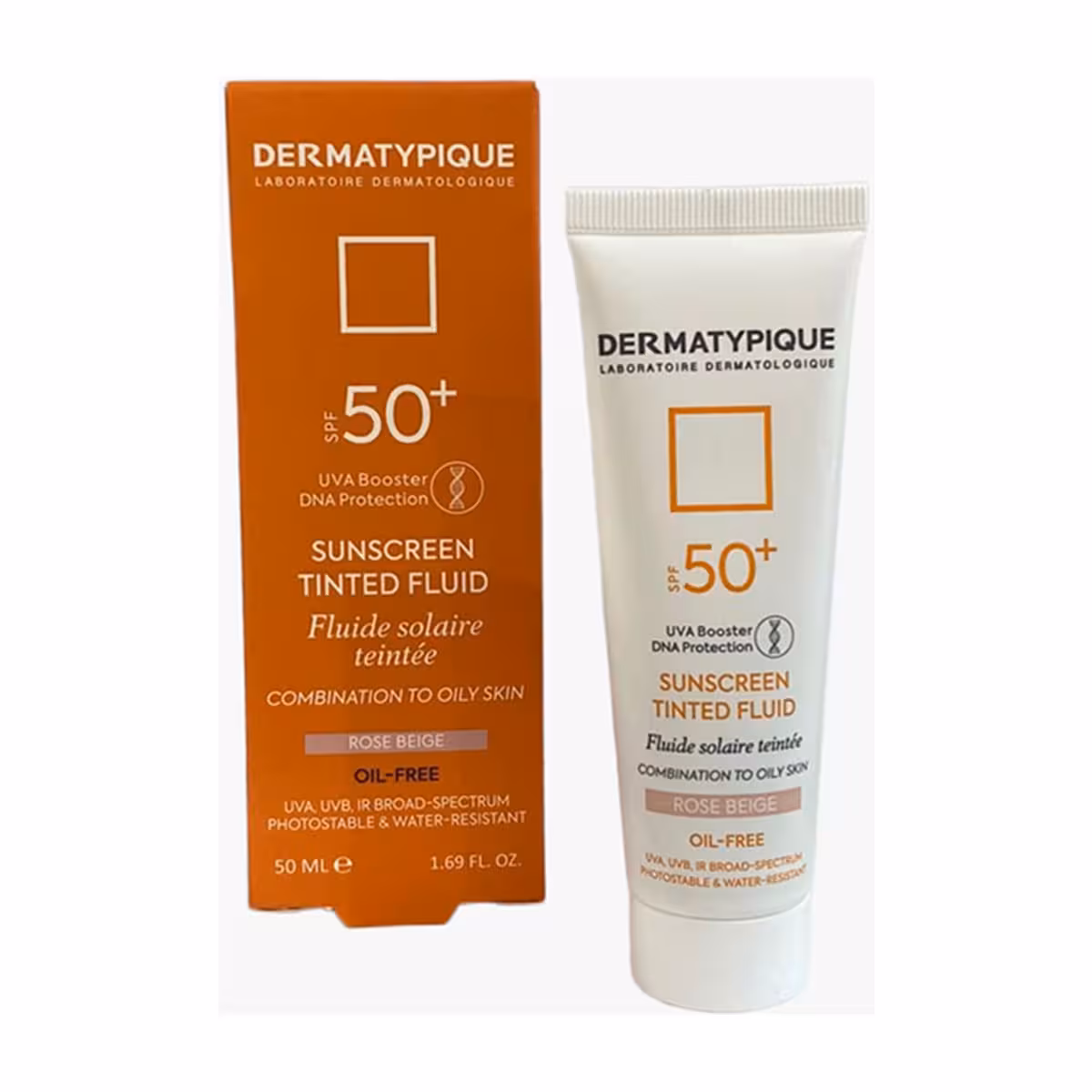 ضد آفتاب رنگی رز بژ فلویید SPF50 درماتیپیک-Dermatypique