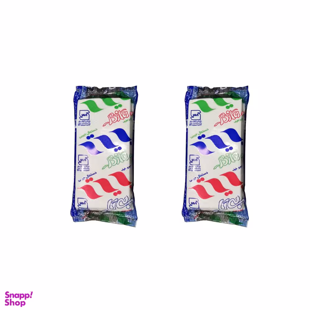 دستمال کاغذی 10 برگ بی تا مدل جیبی بسته 2 عددی