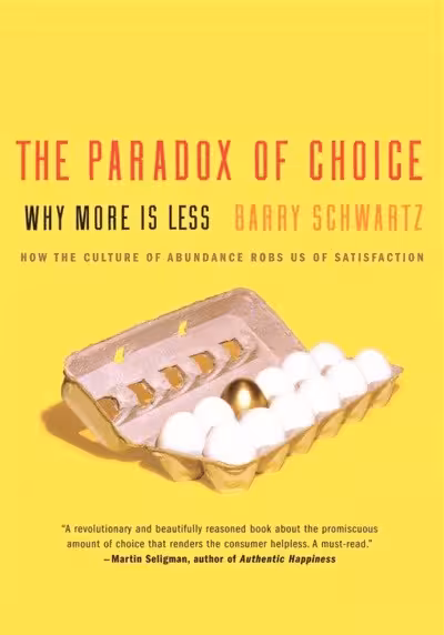 کتاب The paradox of choice