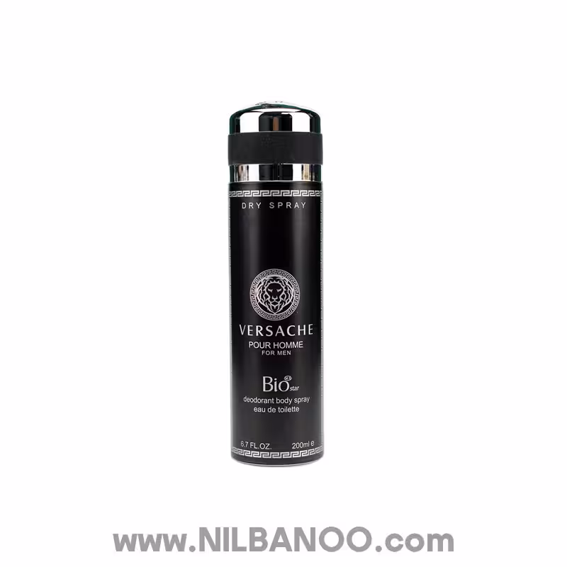 اسپری بدن مردانه بیو استار مدل Versache Pour Homme