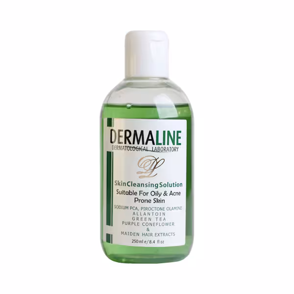 تونر پوست چرب درمالاین حجم 250ml