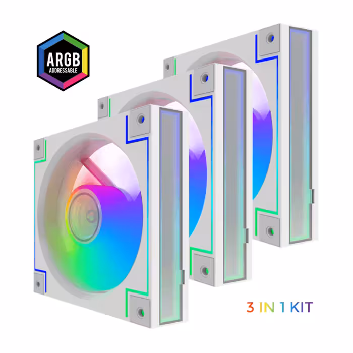 فن کیس گیمینگ گیم مکس مدل RD300 White
