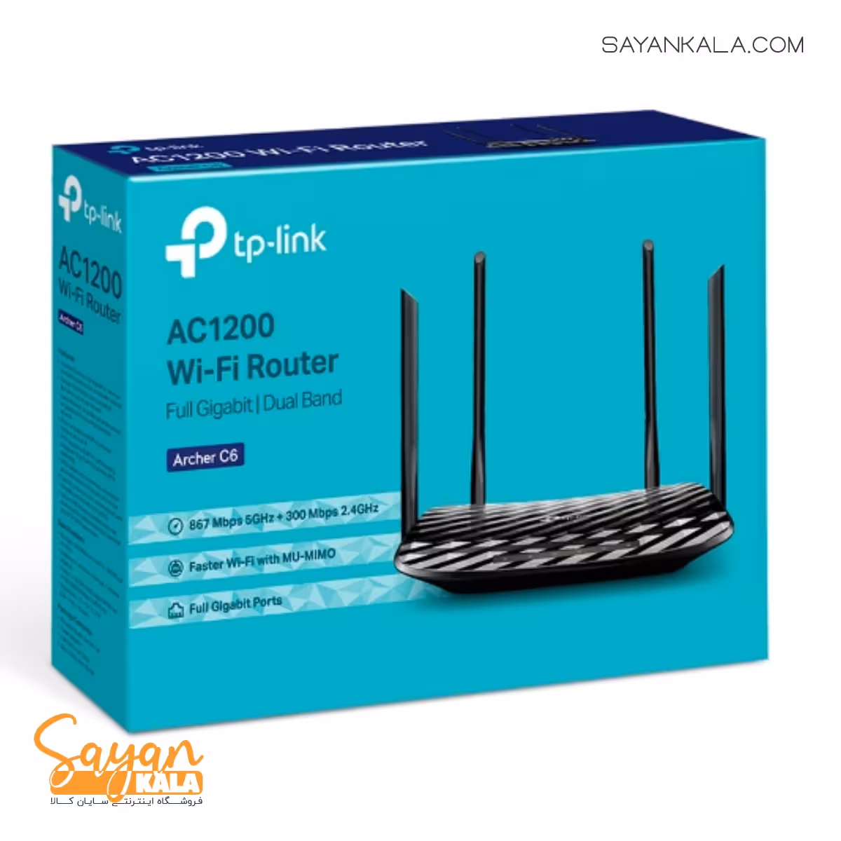 مودم تی پی لینک مدل TP LINK Archer C6 AC1200