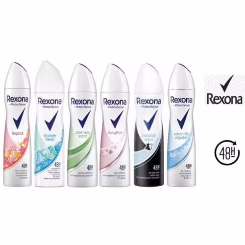 اسپری ضد تعریق رکسونا زنانه اصل تمامی مدل ها Rexona antiperspirant