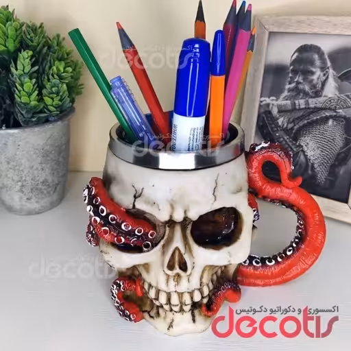ماگ فانتزی مدل جمجمه اختاپوسی