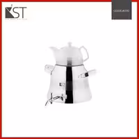 کتری و قوری هرمی دسته دو تکه 5/5 لیتر (KST) کد 4070