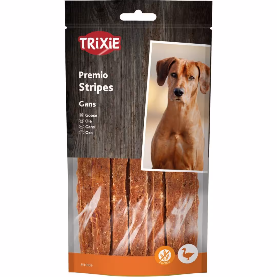 تشویقی سگ طعم غاز مدل Stripes برند تریکسی