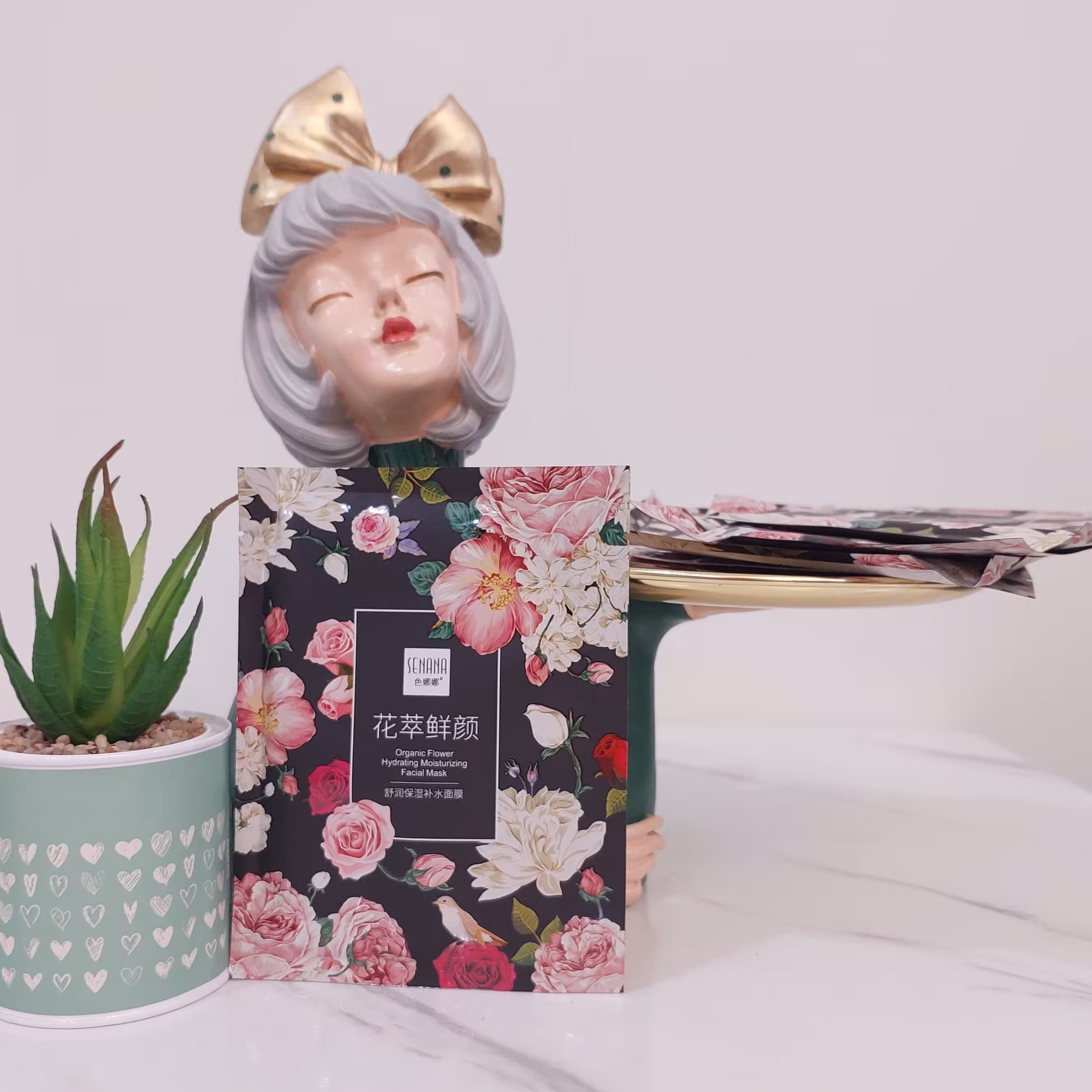 ماسک ورقه ای گل رز سنانا senana