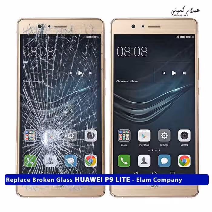 تعویض گلس تاچ ال سی دی هواوی HUAWEI P9 LITE – ضمانتی و بدون ریسک