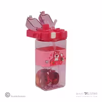 قمقمه520میل نی دار(دوکاره طرح فانتزی)