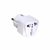 تبدیل 3 به 2  آداپتور  رنگ سفید 