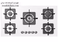 گاز صفحه ای استیل البرز مدل G 5910 سفید
