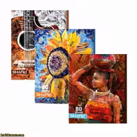 دفتر 80 برگ ته چسب کد 4 شفیعی