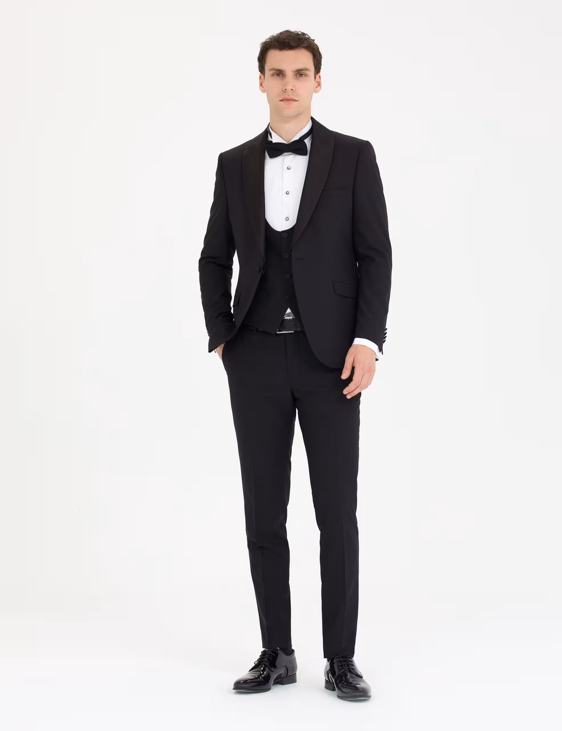 کت و شلوار مردانه مشکی پیرکاردین