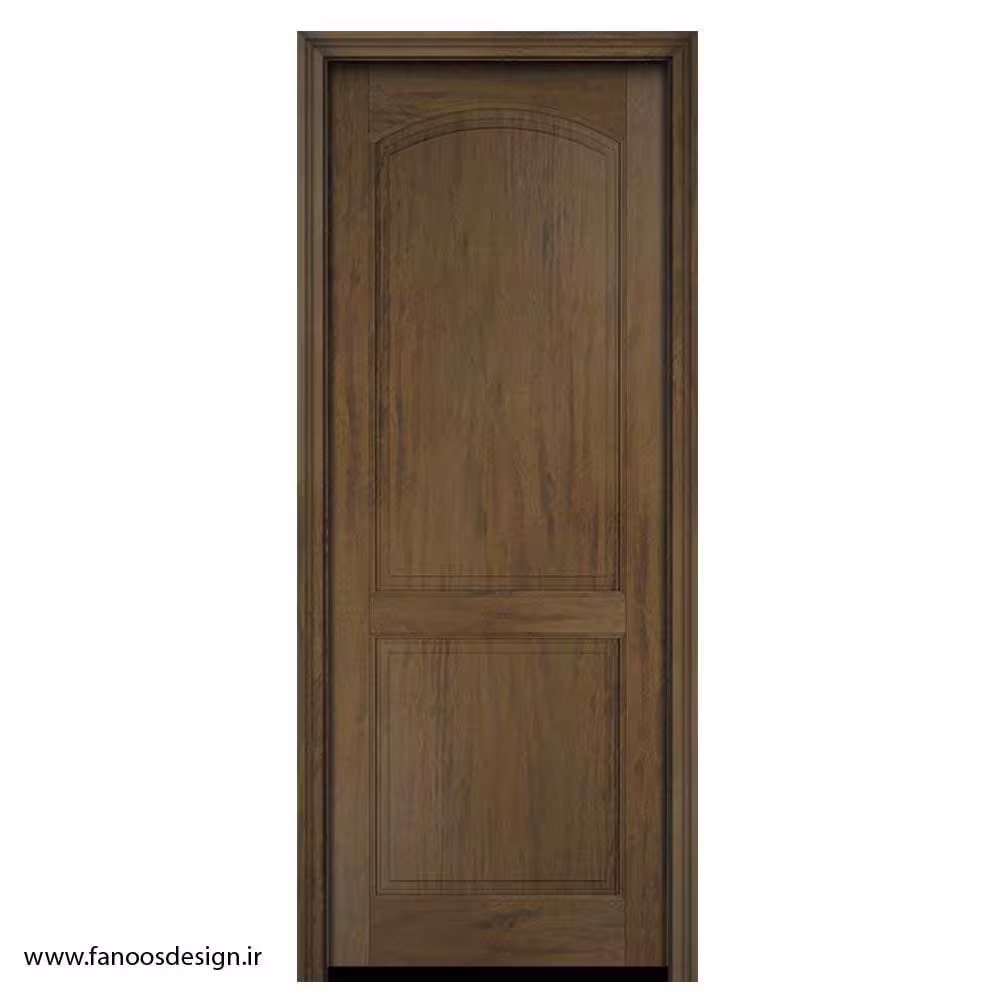 درب اتاق خواب با روکش چوب طبیعی کد 1352