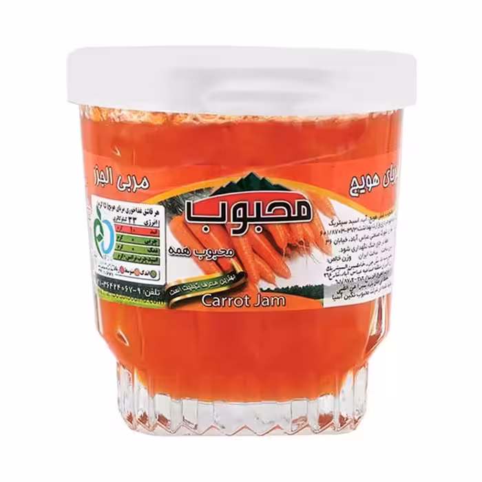 مربا هویج محبوب 160گرمی