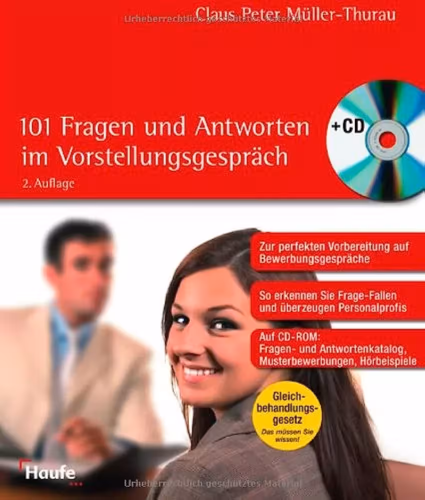 کتاب آلمانی 101Fragen und antworten im Vorstellungsgespräch
