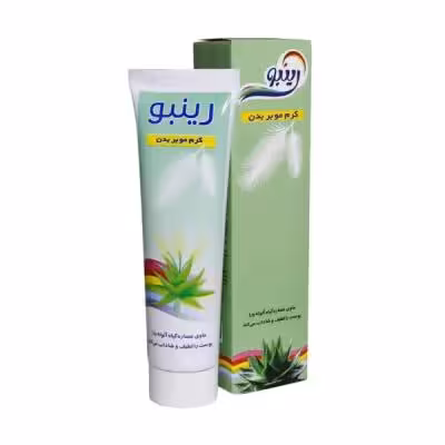 کرم موبر بدن حاوی آلوئه ورا رینبو 100 میلی لیتر