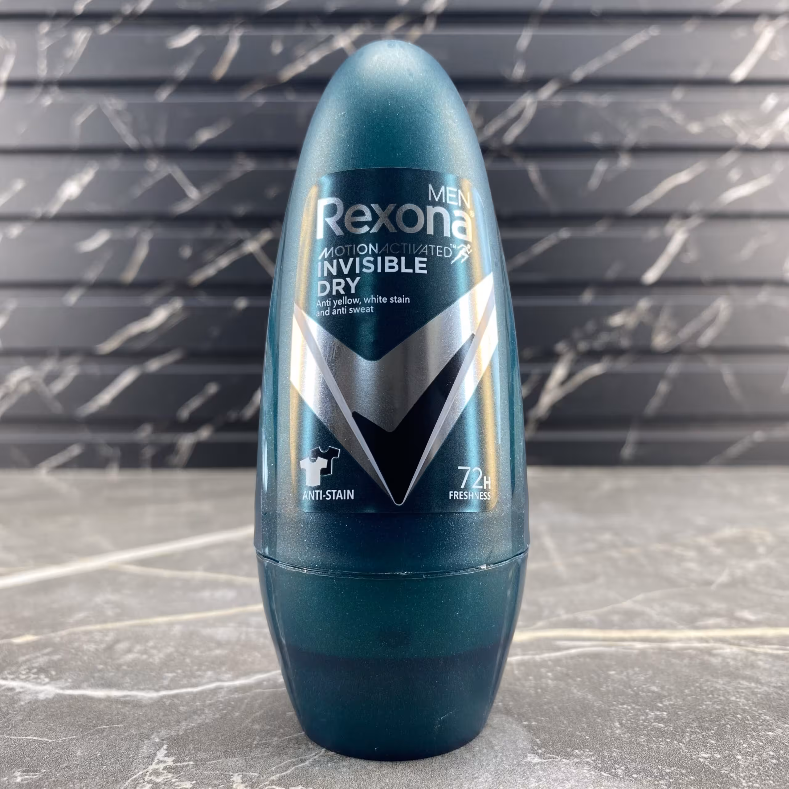 مام رول دئودرانت مردانه رکسونا مدل INVISIBLE DRY حجم 45 میل