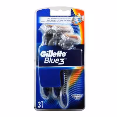 خود تراش مردانه ژیلت مدل Blue 3 بسته 3 عددی