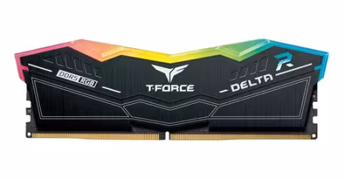رم TEAM GROUP T.FORCE DELTA BLACK RGB 16GB 3200MHz DDR4 (آکبند)