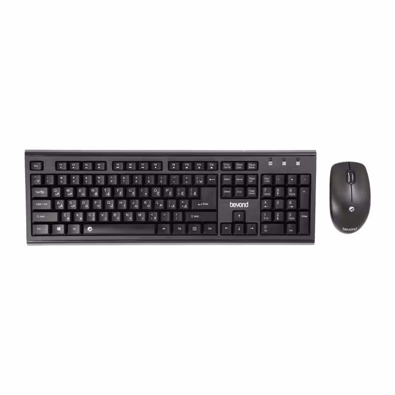 کیبورد و ماوس بیاند مدل bmk-8320rf with key skin | کالا مکس