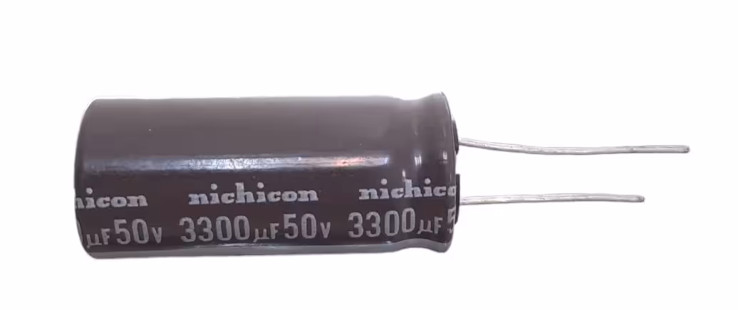 خازن الکترولیت 3300 میکرو فاراد 50 ولت nichicon