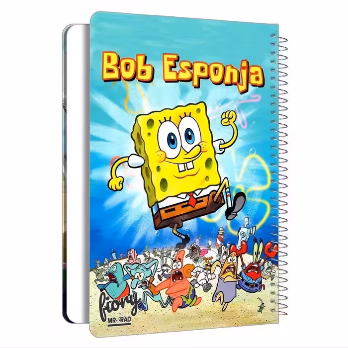 دفتر نقاشی طرح باب اسفنجی