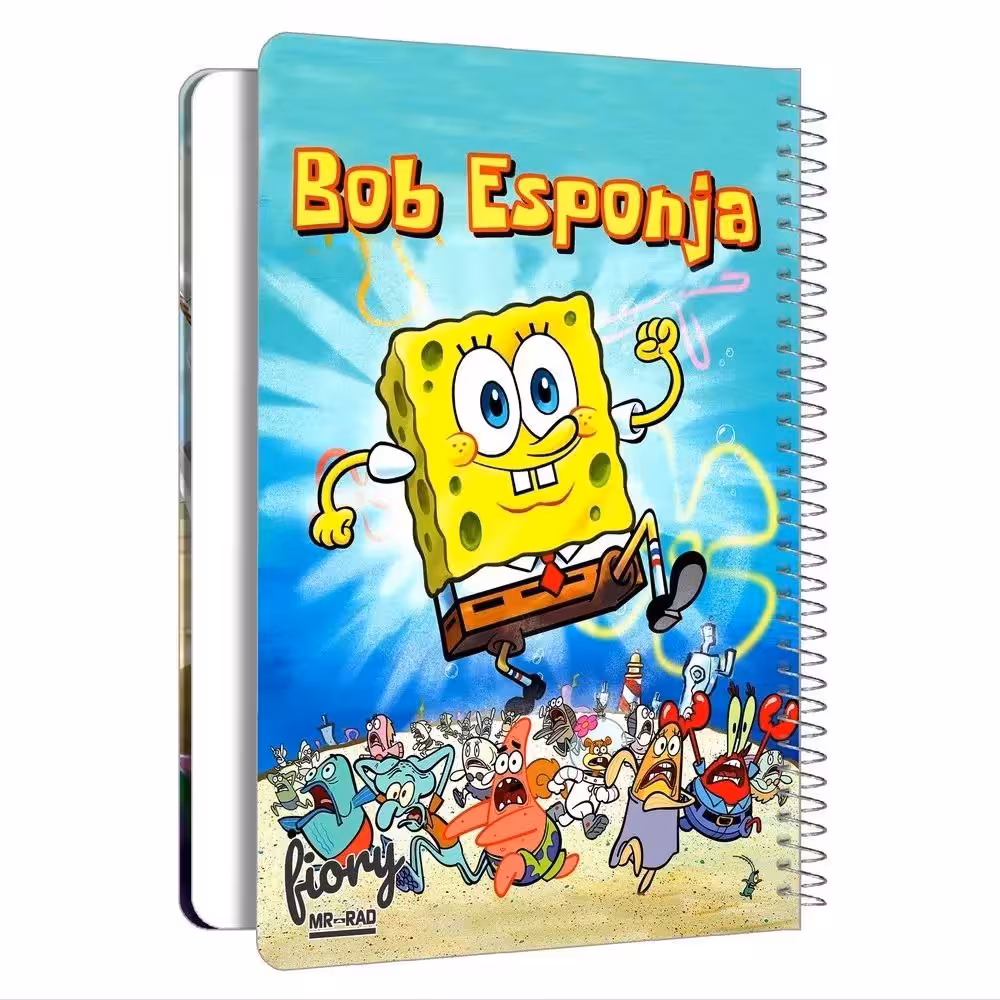 دفتر نقاشی طرح باب اسفنجی
