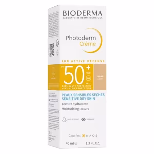 ضد آفتاب رنگی بیودرما فوتودرم آکوا فلوئید لایت BIODERMA PHOTODERM Aquafluide CLAIRE LIGHT SPF 50  40ML