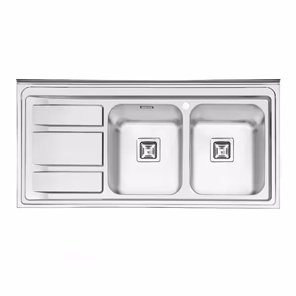 سینک ایلیا استیل روکار 1068