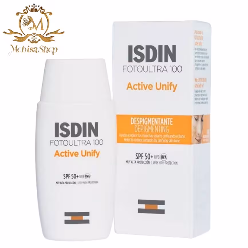 ضد آفتاب ایزیدین ضد لک بیرنگ اکتیو یونیفای spf 50 حجم 50 میلی لیتر