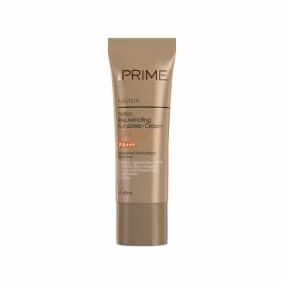 کرم ضد آفتاب جوان کننده پرایم مدل Matex Tinted SPF 50 حجم 40 میلی لیتر - بژ