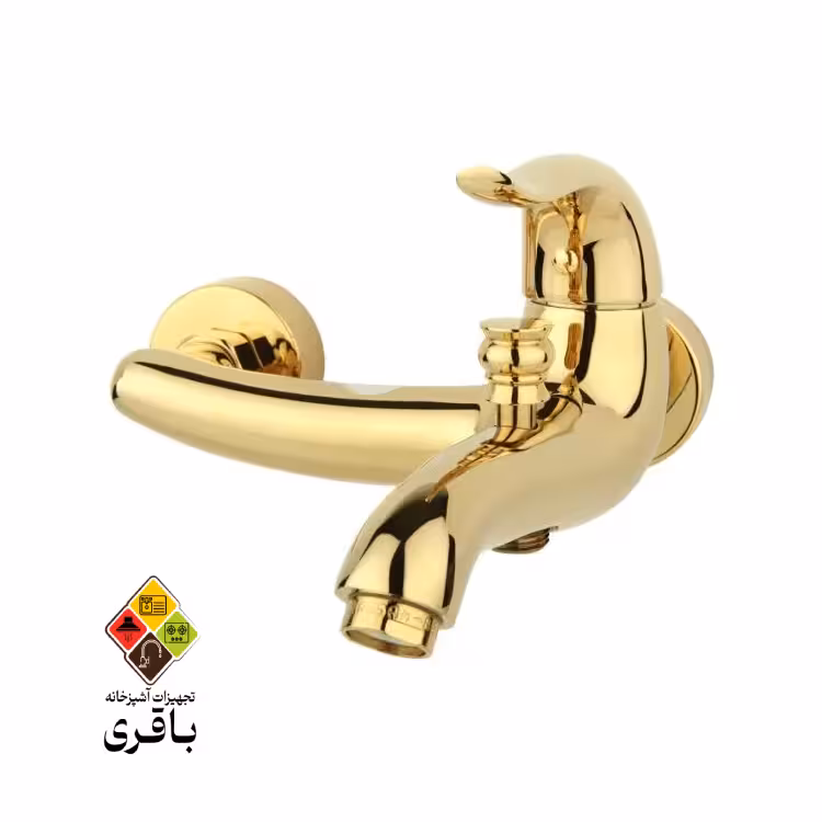 شیر حمام راسان مدل اکتاو طلایی