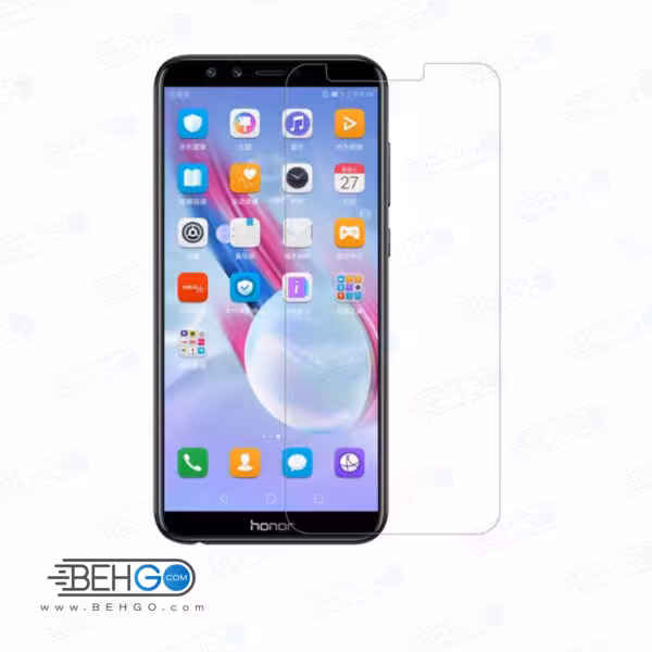 گلس آنر 9 لایت بی رنگ و شفاف هواوی honor 9 lite یا ,هونور نه لایت محافظ صفحه نمایش شیشه ای Glass Screen Protector huawei honor 9 lite