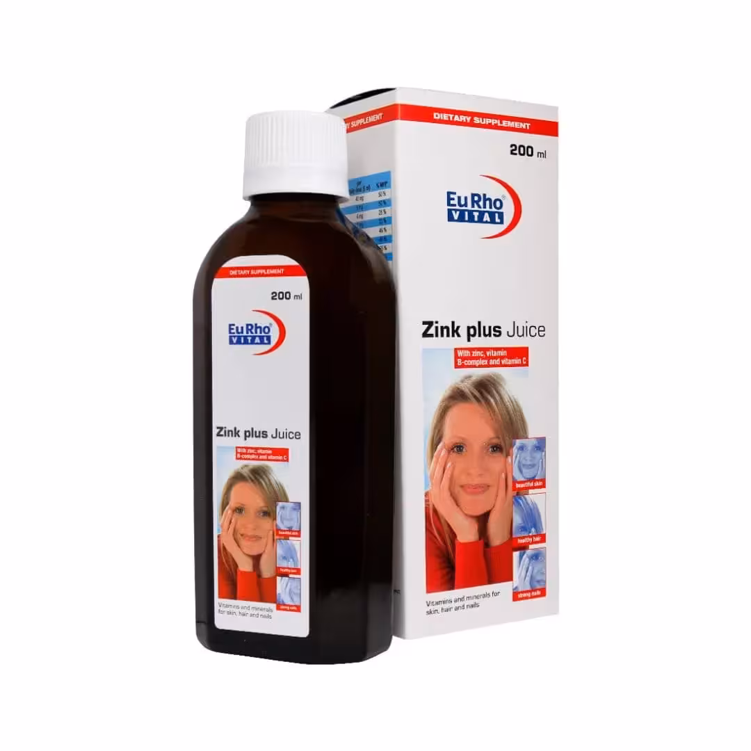 زینک پلاس جویس 200 میلی لیتر ( یورو ویتال ) - شربت
