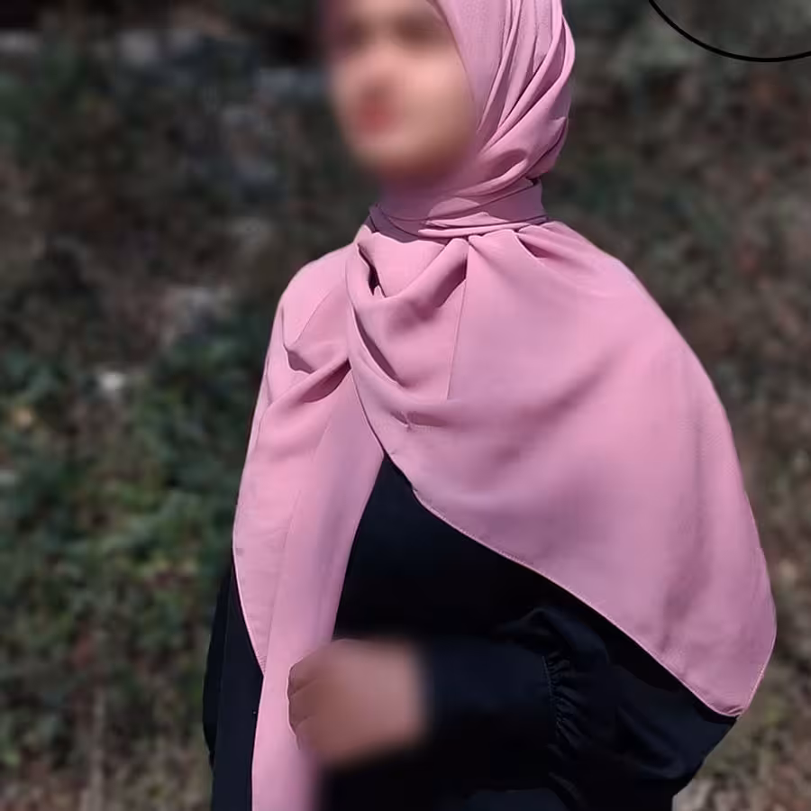 روسری کرپ حریر  صورتی 