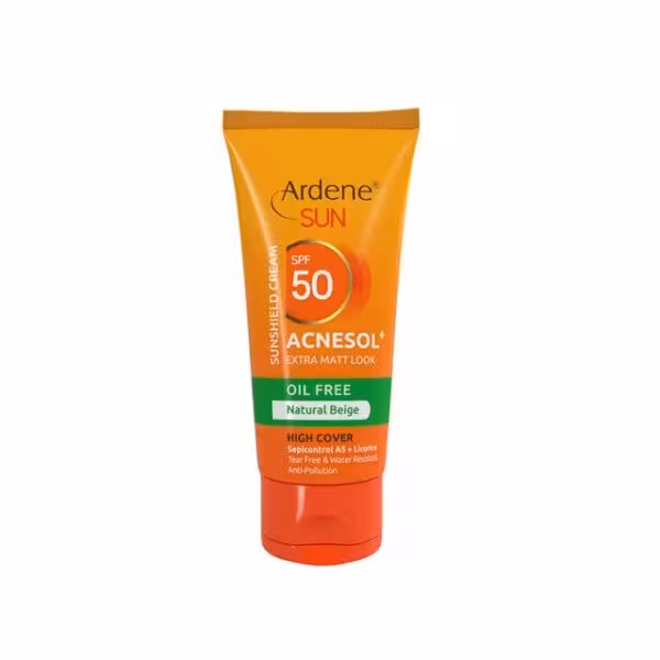 کرم ضد آفتاب آردن مدل Acnesol SPF50 وزن 50 گرم – بژ طبیعی