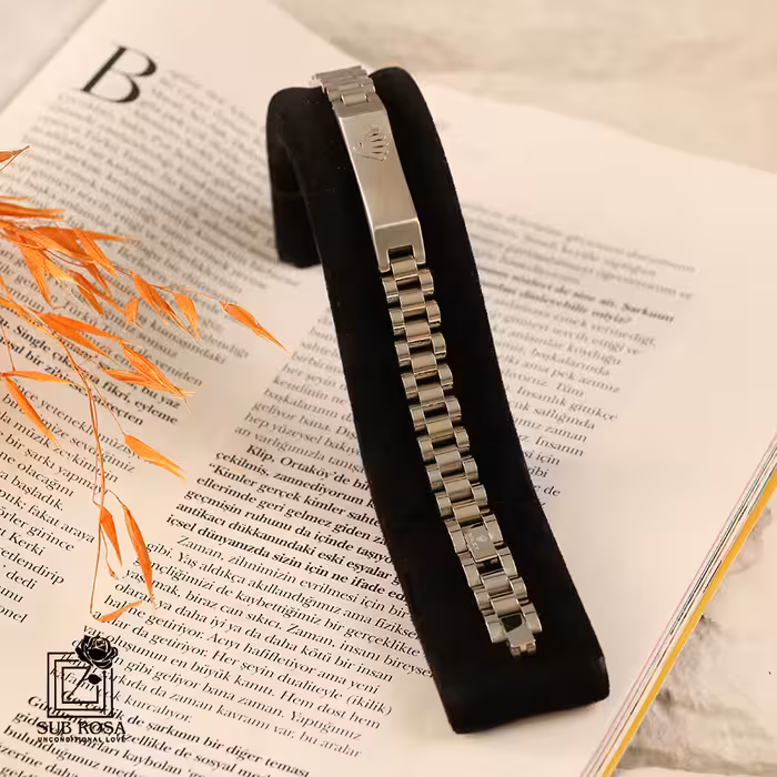 دستبند رولکس NEW -نقره ای 13156