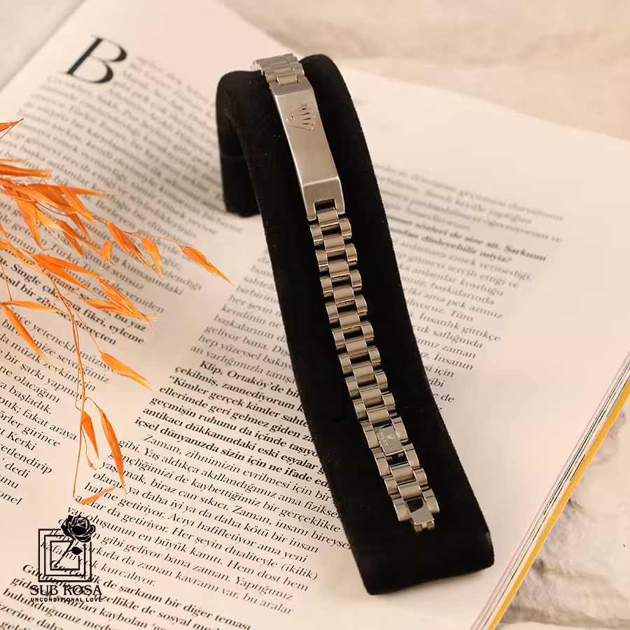 دستبند رولکس NEW -نقره ای 13156