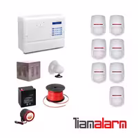 پکیج دزدگیر اماکن باسیم مدل فایروال سیم کارتی و تلفنیF10PY7