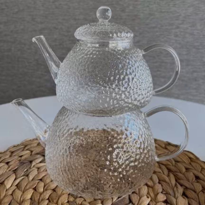 کتری قوری کریستال یخی